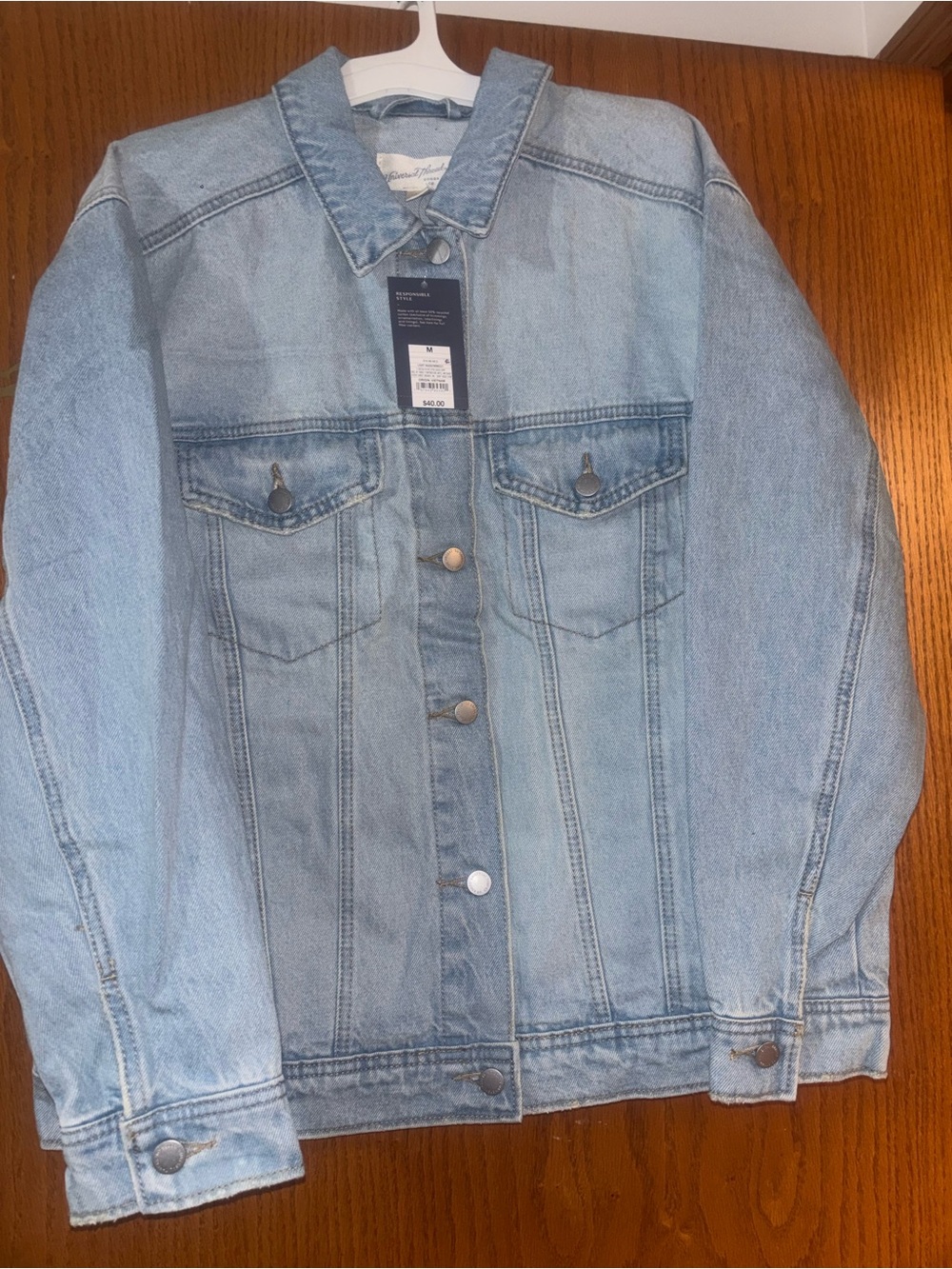 Universal Thread Light Wash Blue Denim Jacket